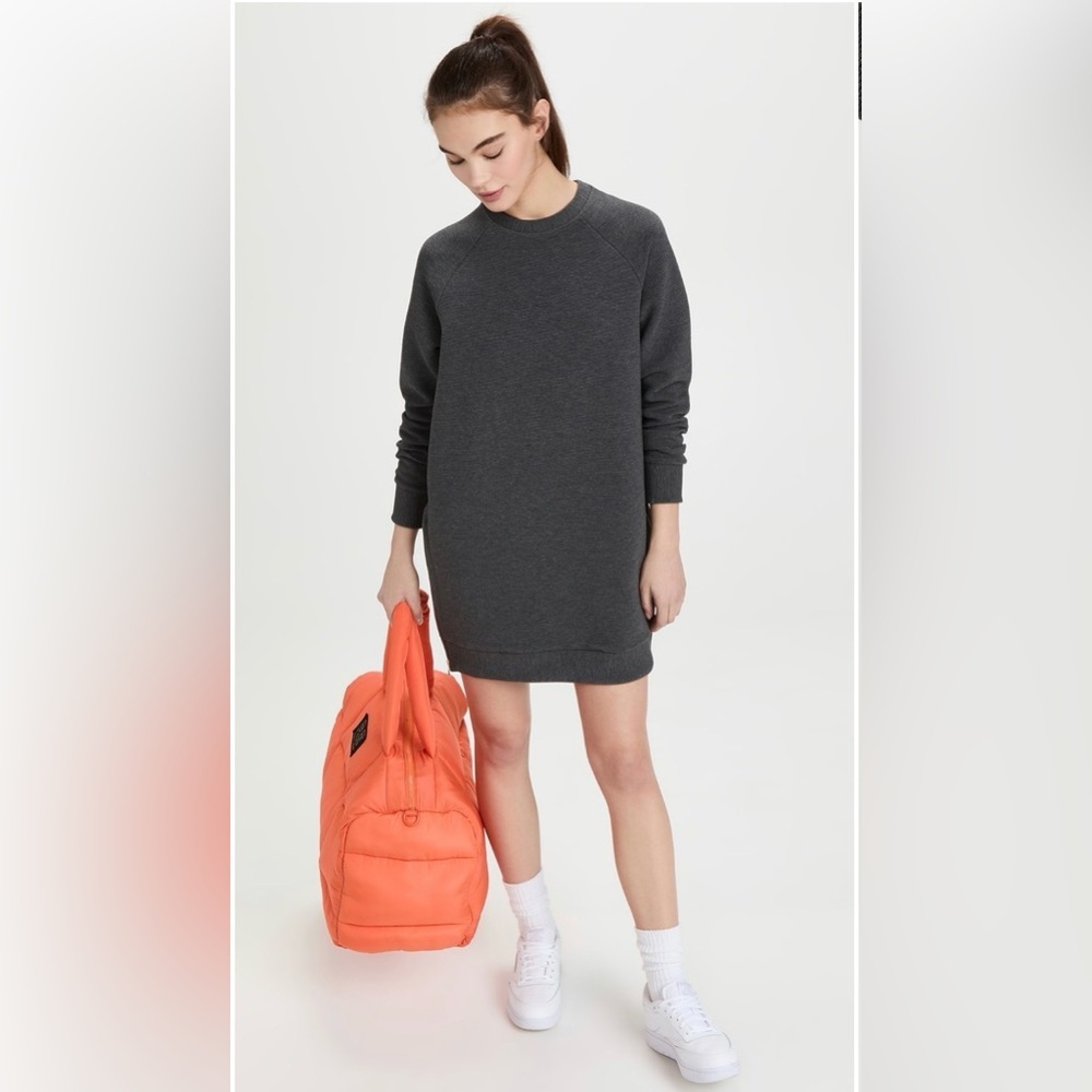 Varley Albert Grey knit country club tennis core pickle ball Sweater Dress M‎